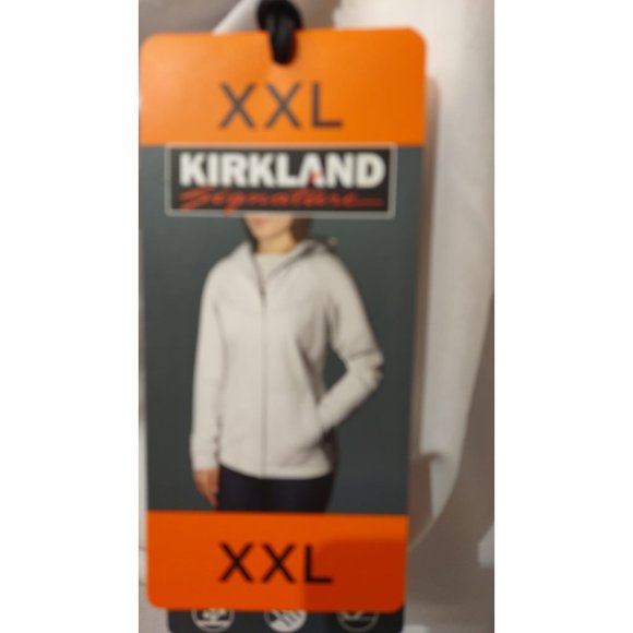 Kirkland Signature Ladies' Water-Repellent Wind Resistant Softshell Jacket White - Picture 10 of 10
